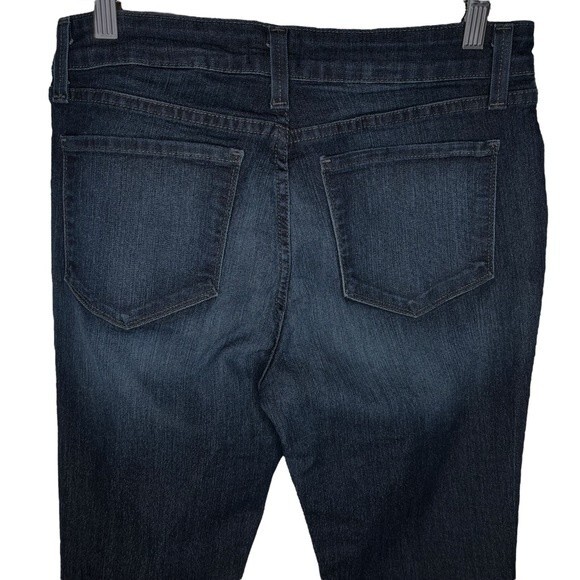 NYDJ Mini Boot Cut Jeans sz 10 * Dark Wash Stretch Denim Lift Tuck Technology - Picture 5 of 8
